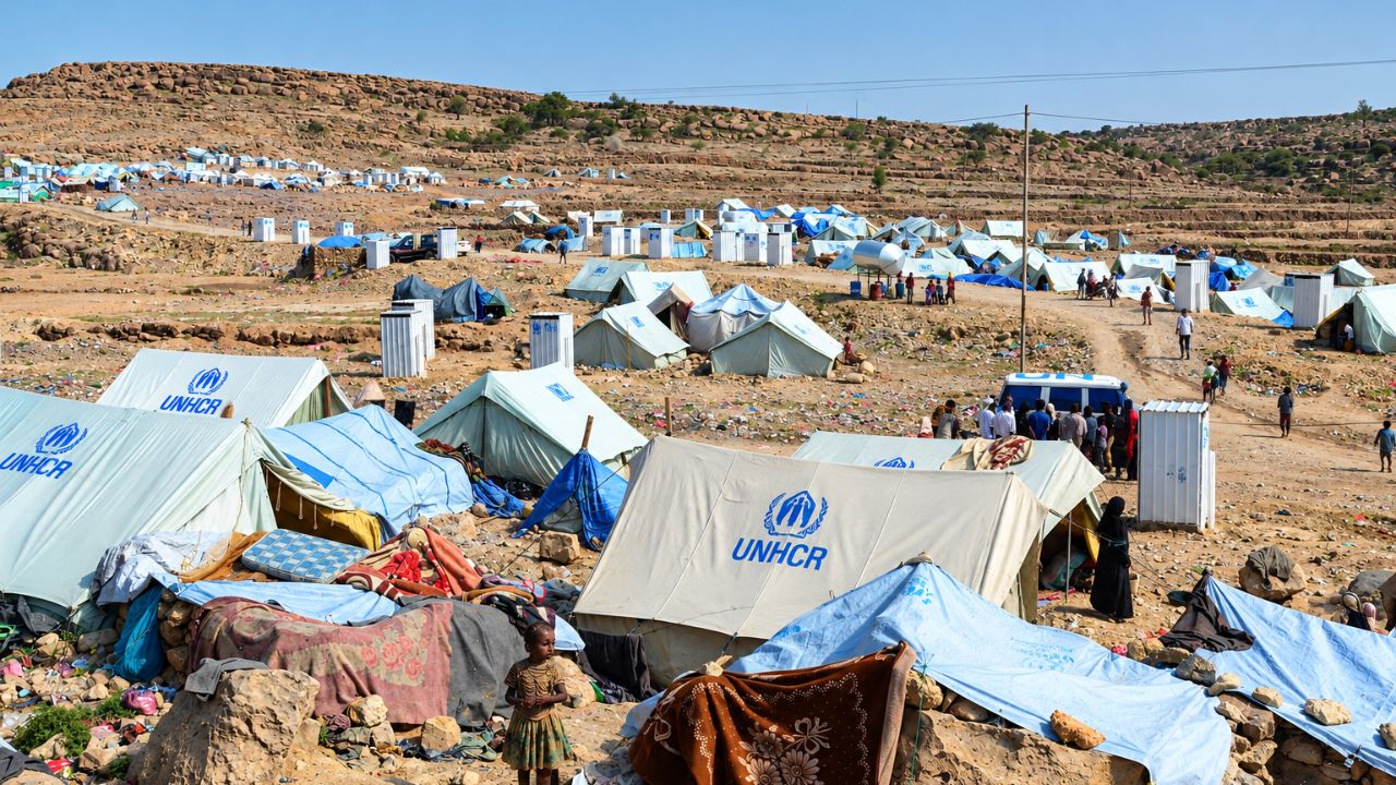 Yemen War : येमेन हादरला! संघर्षामुळे १.१२ लाख लोक विस्थापित; हजारोंनी जिबूतीत घेतला आश्रय