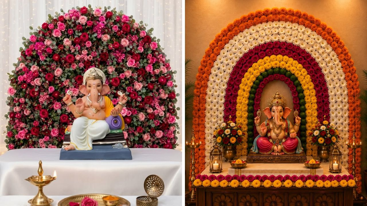 कामाच्या धावपळीमध्ये सजावट करण्यासाठी जास्त वेळ मिळत नाही. अशावेळी रंगीत फुलांचा मकर खरेदी करून उभारू शकता.  बाजारात १००० रुपयांपासून मकर उपलब्ध आहेत. 