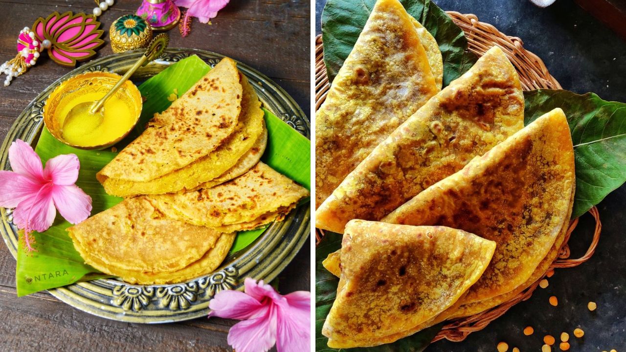 चण्याच्या डाळीच्या पुरणपोळ्या सगळ्यांचं खायला खूप जास्त आवडतात. गणपतीच्या तिसऱ्या दिवशी नैवेद्यात पुरणपोळी आणि कटाची आमटीचा नैवेद्य दाखवू शकता.