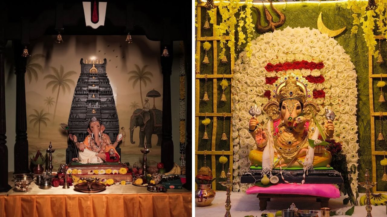Ganeshotsav 2026: गणपती बाप्पाच्या स्वागतासाठी भन्नाट डेकोरेशन! घर सजवण्यासाठी पाहा फुलांच्या हटके आयडिया