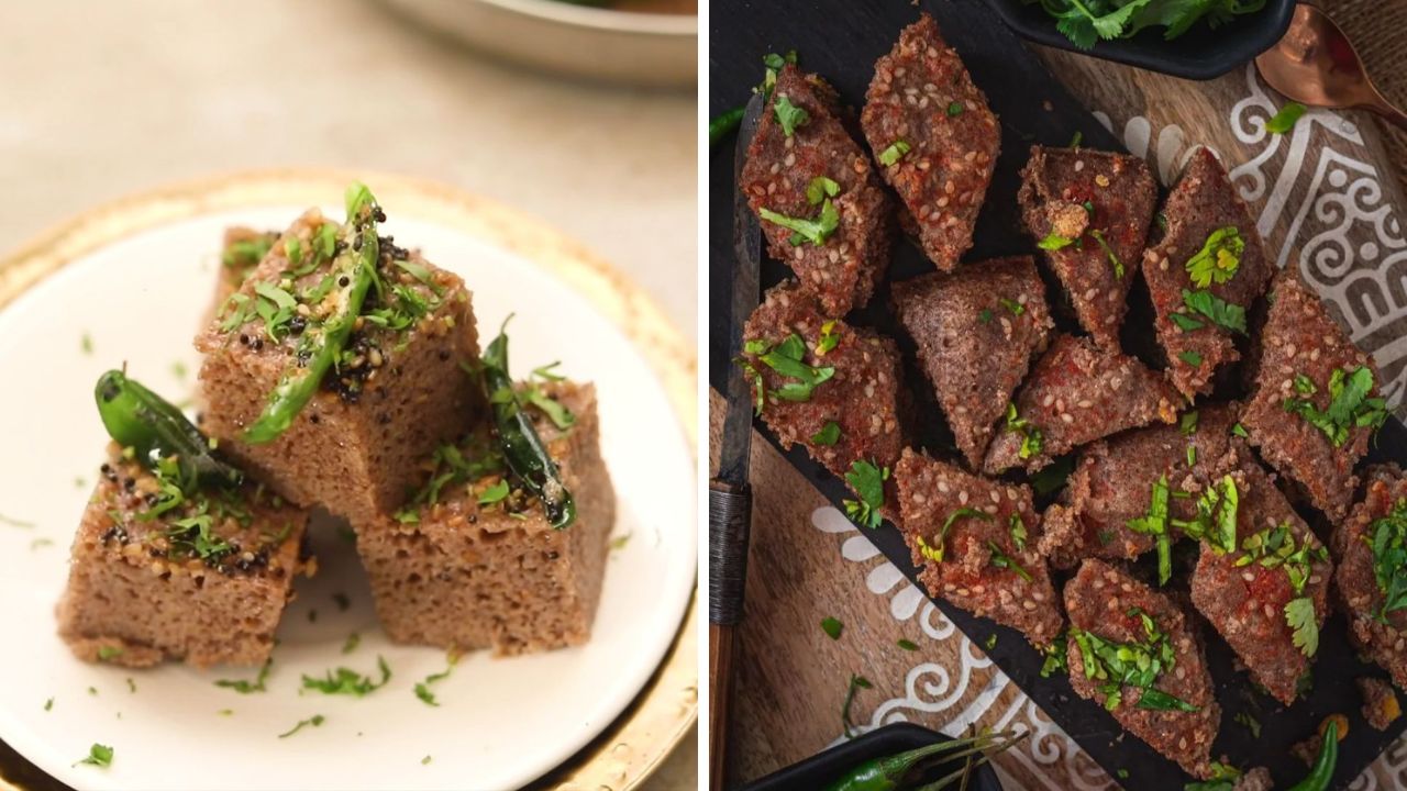 Weight Loss Recipe: वजन नियंत्रणात ठेवण्यासाठी वाटीभर नाचणीच्या पिठाचा वापर करून बनवा जाळीदार हेल्दी ढोकळा, नोट करून घ्या रेसिपी