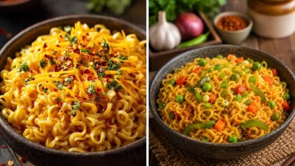Food Recipe: संध्याकाळच्या वेळी भूक लागल्यास काय बनवावं सुचत नाही? १० मिनिटांमध्ये झटपट बनवा चमचमीत मसाला मॅगी