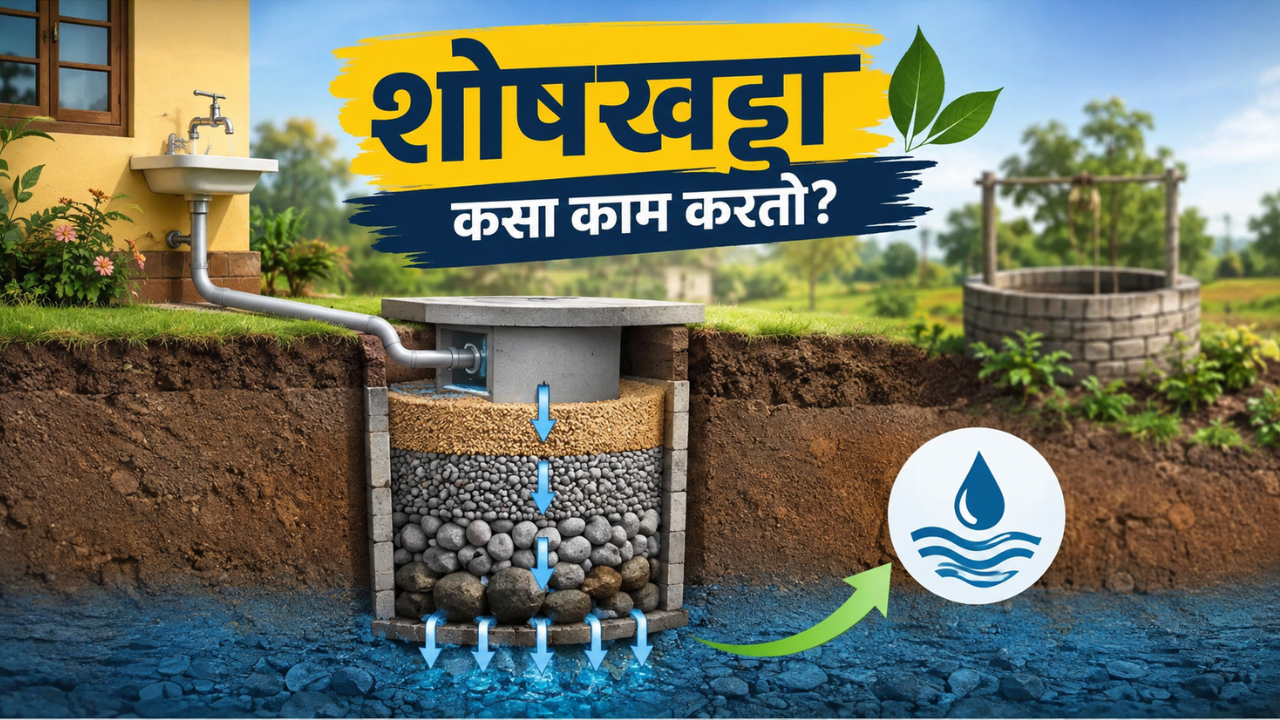 शोषखड्डा कसा काम करतो? जाणून घ्या शोषखड्डा बनवण्याची प्रक्रिया आणि या निगडीत सरकारी योजना