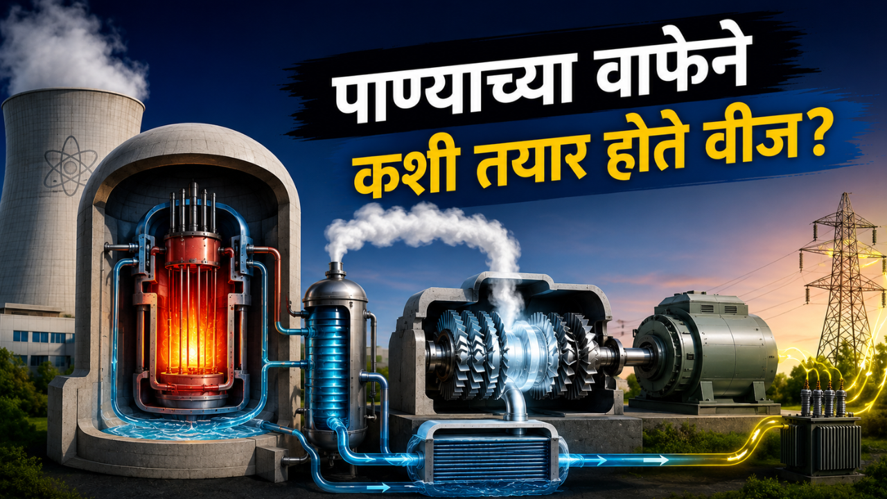 How Nuclear Power Makes Electricity: पाण्याच्या वाफेने कशी तयार होते वीज? जाणून घ्या अणुऊर्जा प्रकल्पाचे कार्यशास्त्र