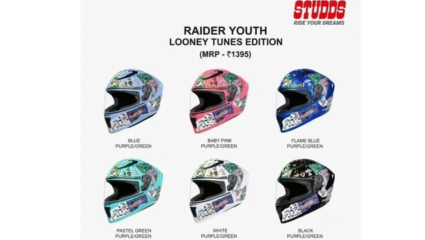 लहान डोक्याच्या लोकांसाठी स्पेशल हेल्मेट लॉंच! फक्त ₹1,395 मध्ये घ्या Studds Raider Youth चे Looney Tunes एडिशन हेल्मेट
