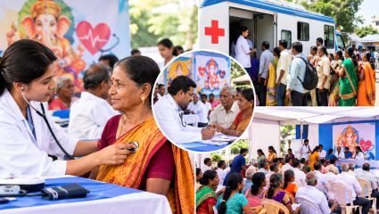 Mumbai News: ‘श्रीगणेशा आरोग्याचा’ उपक्रमाला राज्यभर उत्स्फूर्त प्रतिसाद; ५३ हजार शिबिरांचे आयोजन