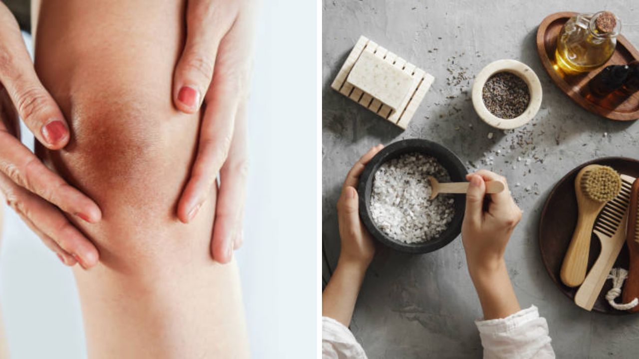 Home Remedies: कोपर आणि गुडघे कायमच काळेकुट दिसतात? मग स्वयंपाक घरात उपलब्ध असलेल्या ‘या’ पदार्थांपासून बनवा नॅचरल स्क्रब