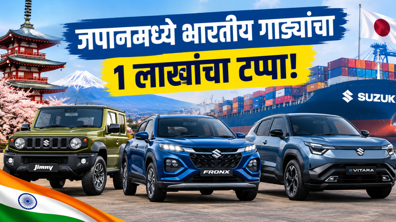 भारतात तयार झालेल्या गाड्यांची जपानमध्ये वाढती मागणी; मारुती सुझुकीच्या या तीन गाड्यांची १ लाखांवरची निर्यात
