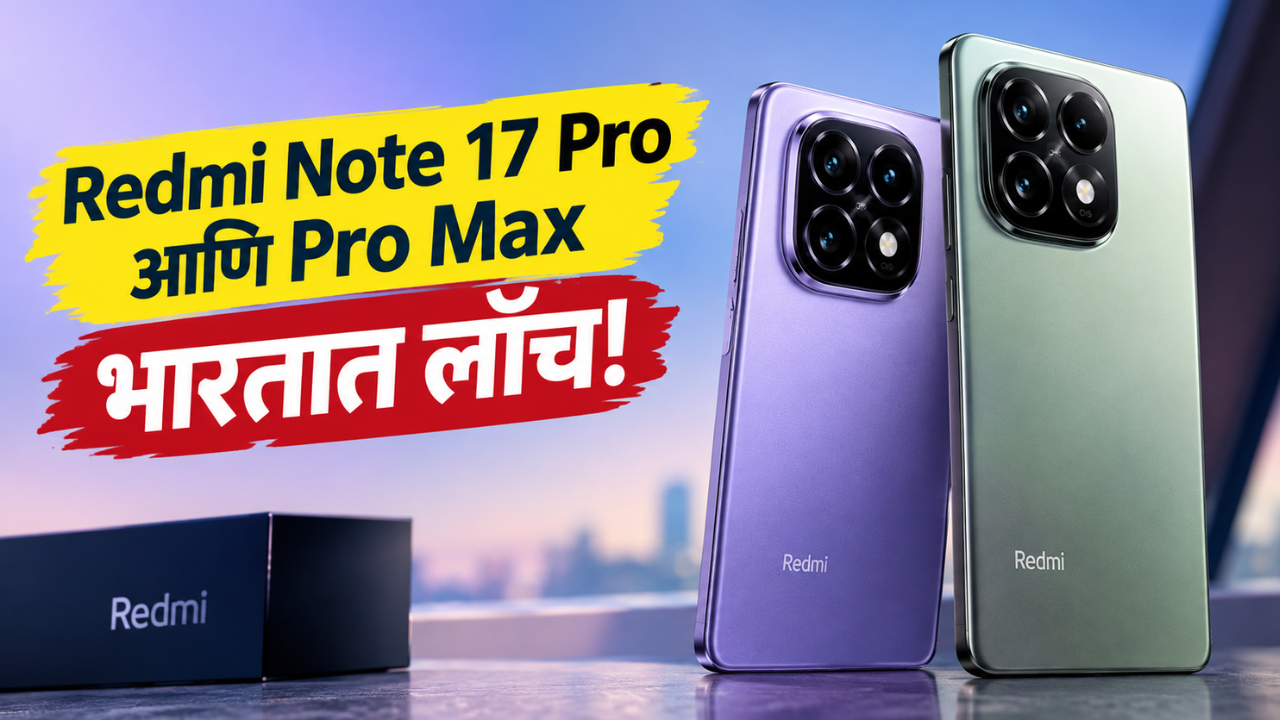 Redmi Note 17 Pro आणि Pro Max भारतात लाँच; 10,000mAh बॅटरीसह मिळणार दमदार फीचर्स
