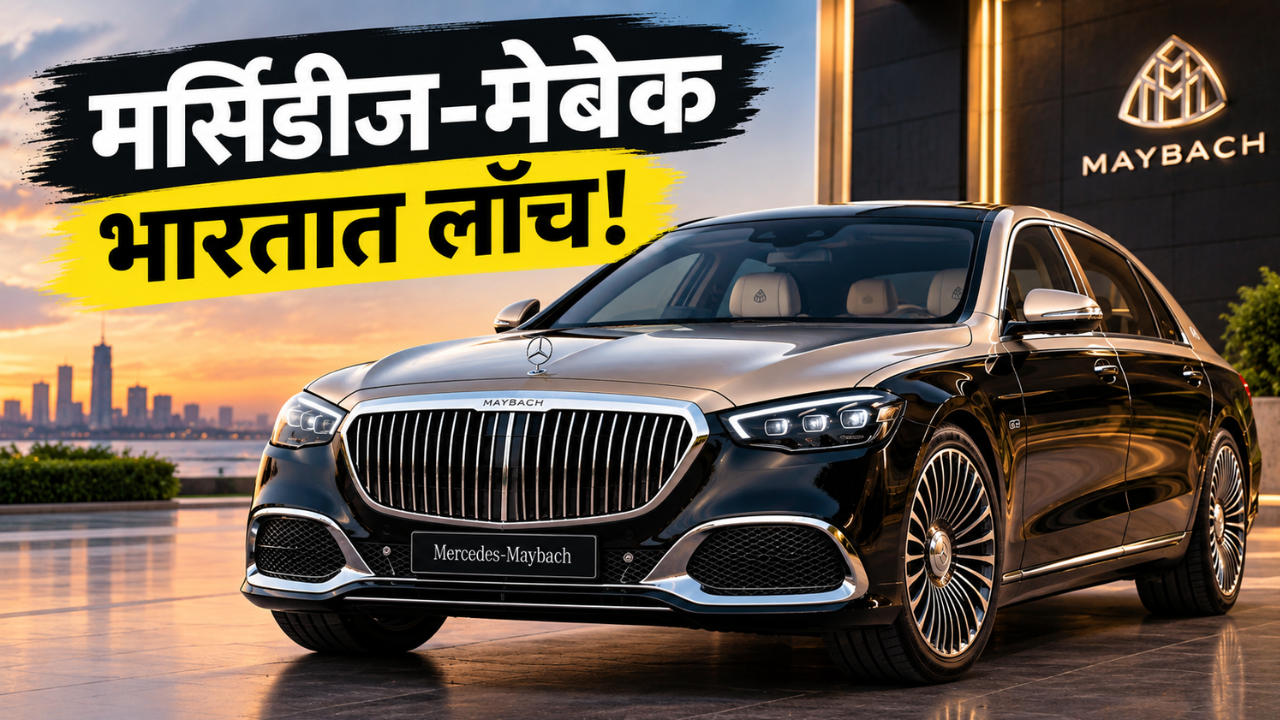 लक्झरी कार प्रेमींसाठी गुड न्यूज! ५ ऑक्टोबरला लाँच होणार नवीन मर्सिडीज-मेबॅक एस-क्लास