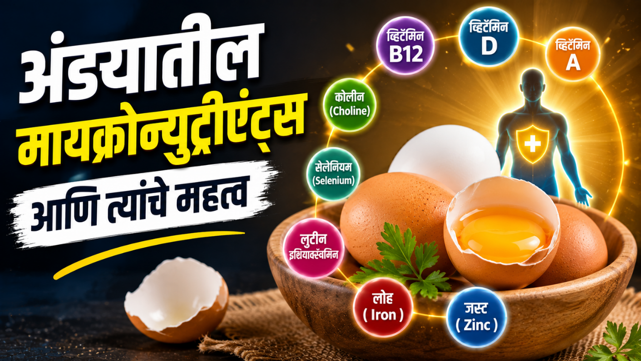अंड्यांमध्ये कोणकोणते मायक्रोन्युट्रीएंट असतात? आणि ते शरीरासाठी कसे महत्त्वाचे असतात? जाणून घ्या