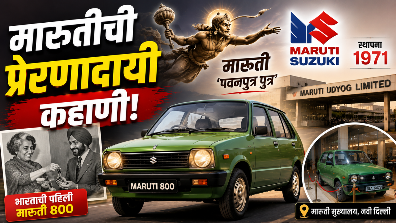 ‘पवनपुत्र पुत्र’ ते सर्वसामान्यांची कार! अशी झाली मारुती कंपनीची स्थापना आणि नावाची निवड