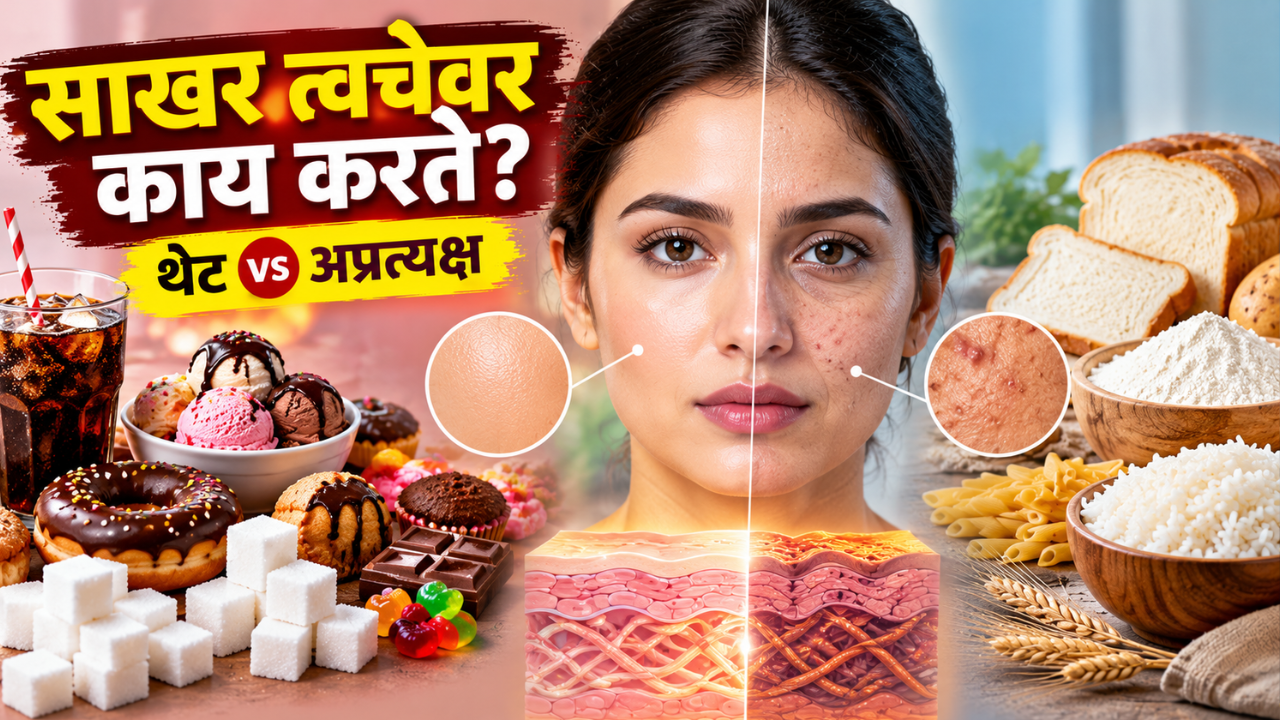 साखर त्वचेवर कसा परिणाम करते? जाणून घ्या गोडधोडाच्या ग्लोरिफिकेशनचे हे कटू सत्य