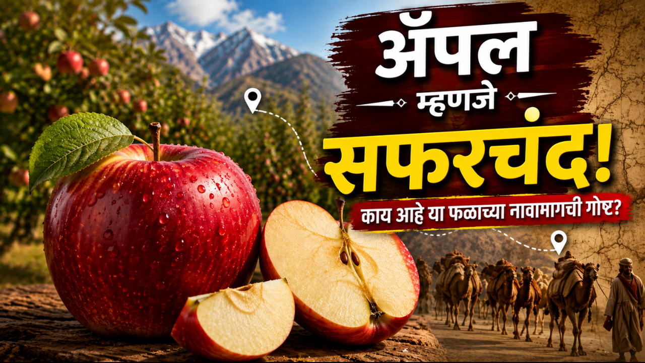 इंग्रजीत Apple, मग मराठीत ‘सफरचंद’ का? काय आहे या कश्मीरी फळाची महाराष्ट्रीयन गोष्ट! जाणून घ्या
