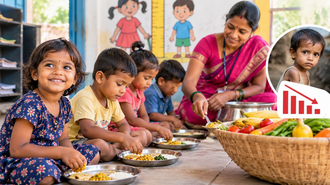 Amravati News: कुपोषणाचे आकडे घटले; आव्हान कायम! २२९ अंगणवाड्यांमधून १४ हजार ६०७ बालकांना पोषण आहार