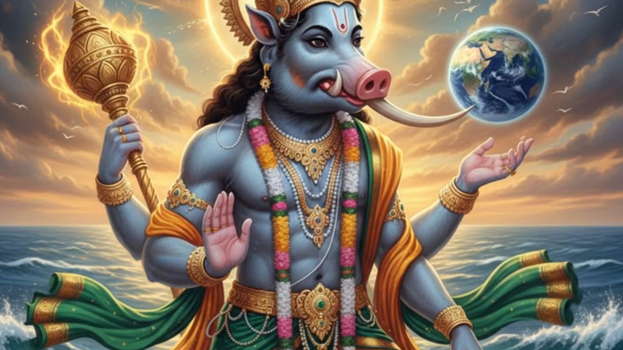 Varaha Avatar: श्रीहरींचा वराह अवतार का झाला? नाकावर पृथ्वी उचलण्यामागची कथा जाणून घ्या