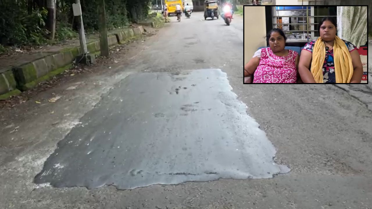 पालिकेच्या ठेकेदाराचा निष्काळजीपणा? रस्त्यावर गरम मॅस्टिक, पण बॅरिकेड्सचा पत्ता नाही; वसईत स्कूटीवरून घसरून माय-लेकी गंभीर जखमी