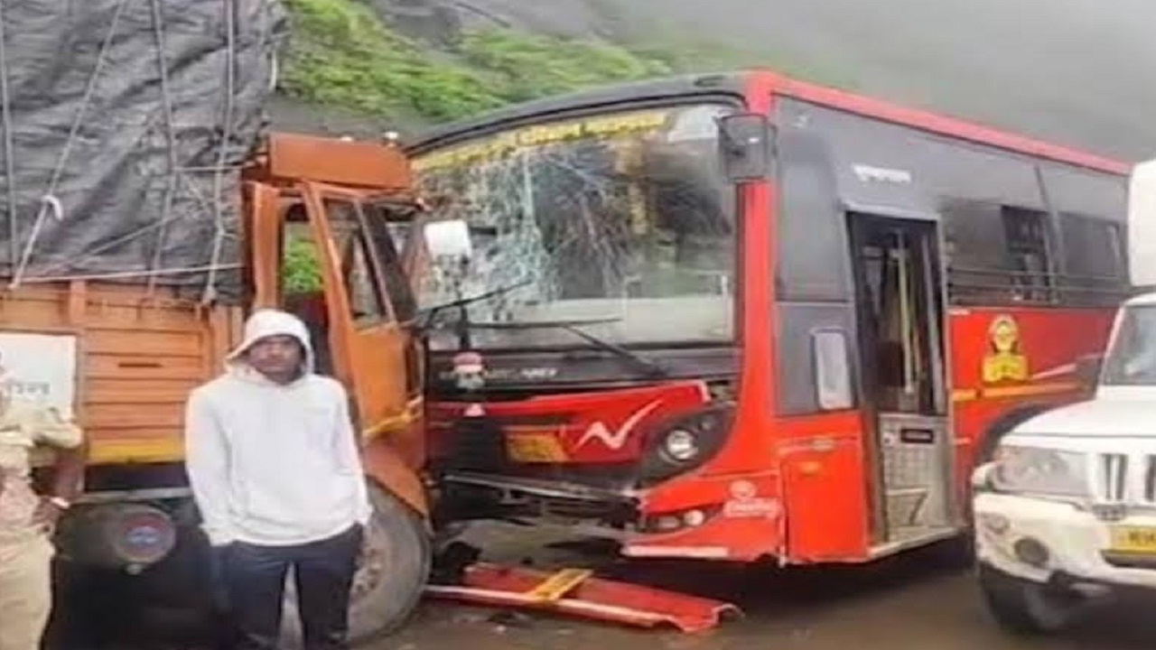 माळशेज घाटात एसटी बस आणि आयशर टेम्पोचा भीषण अपघात; जखमींचा आकाडाही आला समोर
