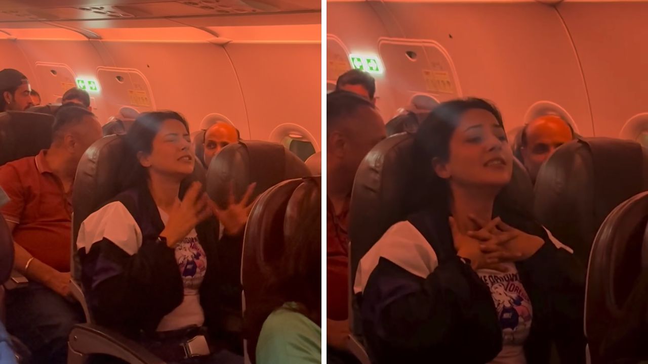 Flight Turbulence: फ्लाइटमध्ये नेमकं काय घडलं? थरथर कापू लागली ‘अभिनेत्री’; देवाचा जप करत म्हणाली,…