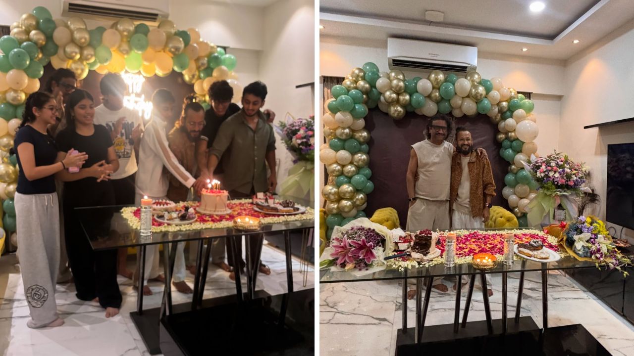 पूनम गोगावले यांनी शेअर केलेल्या या फोटोंमध्ये संपूर्ण गोगावले कुटुंबाची झलक पाहायला मिळत आहे. अजय-अतुल यांची आई आणि कुटुंबातील इतर सदस्यही या खास क्षणी एकत्र दिसत आहेत.