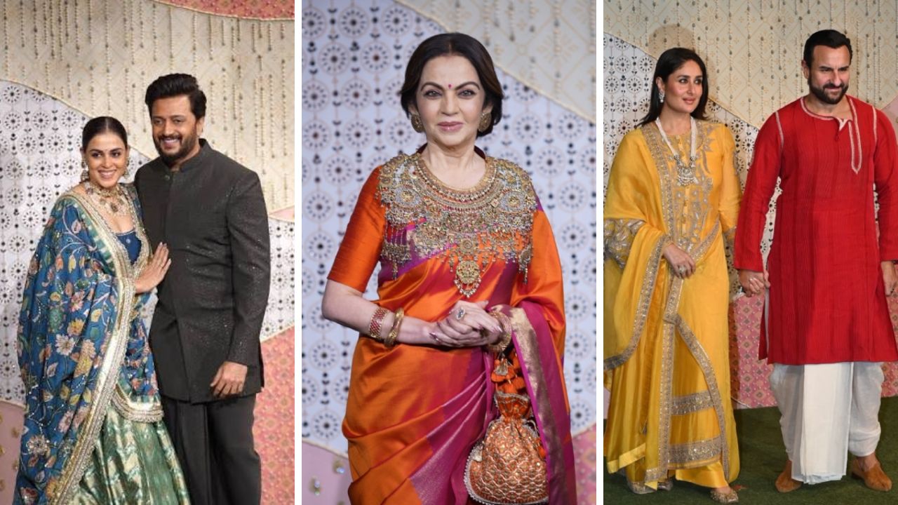Ambani Ganpati Celebration:: गणपती दर्शनासाठी बॉलिवूडकरांची मांदियाळी; अंबानींच्या उत्सवात ग्लॅमरचा तडका