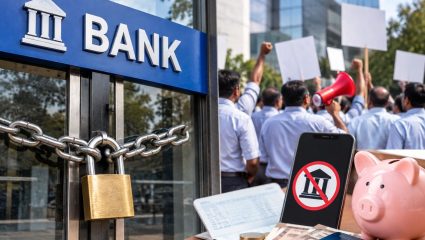 Bank Strike Today: बँक ग्राहकांसाठी मोठी बातमी! आज संप, शनिवार-रविवार सुट्टी; सलग 4 दिवस बँकिंग सेवांवर परिणाम?