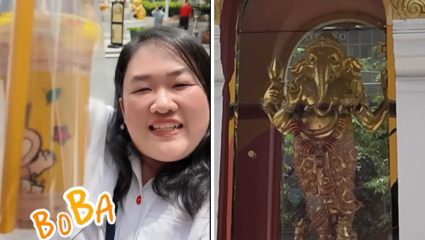Viral Video: लाडू-मोदक नाही बाप्पाला चक्क प्रसाद म्हणून Bubble Tea! गणपतीच्या पूजेची विचित्र पद्धत व्हायरल