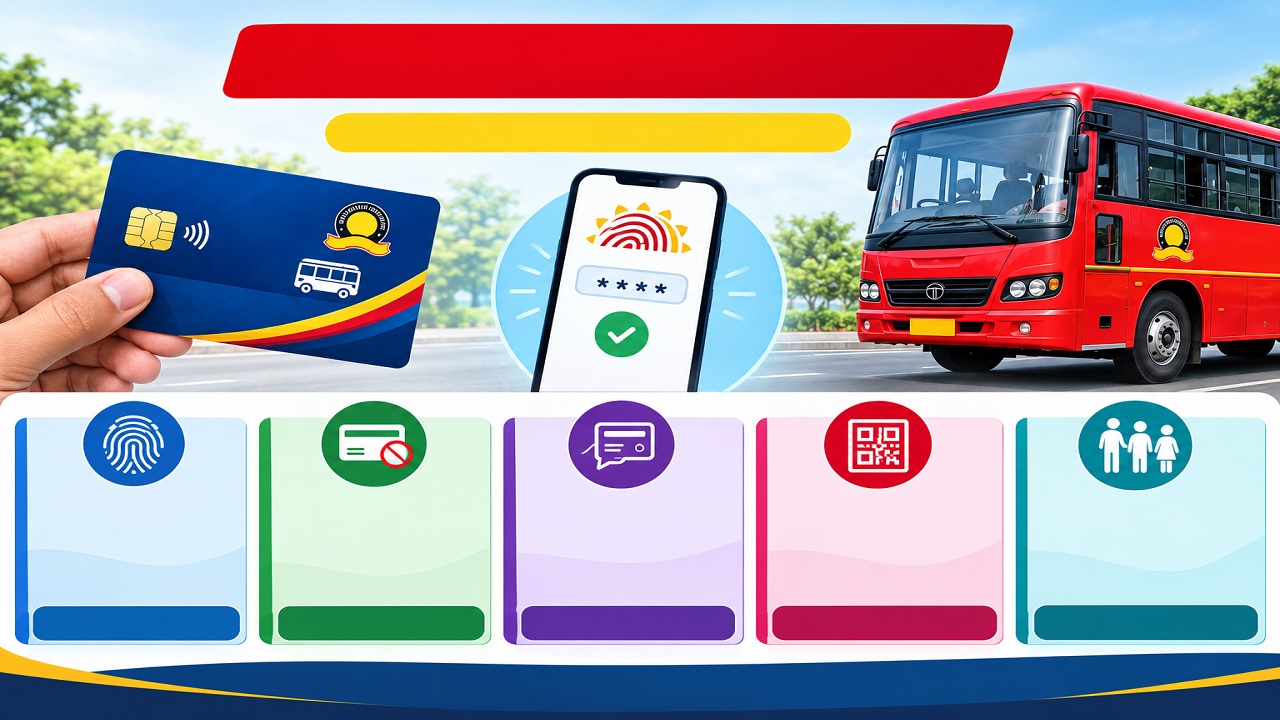 MSRTC NCMC Card: एसटीच्या NCMC कार्डसाठी महत्त्वाचे बदल; आधार OTPसह हरवलेल्या कार्डचीही सुविधा