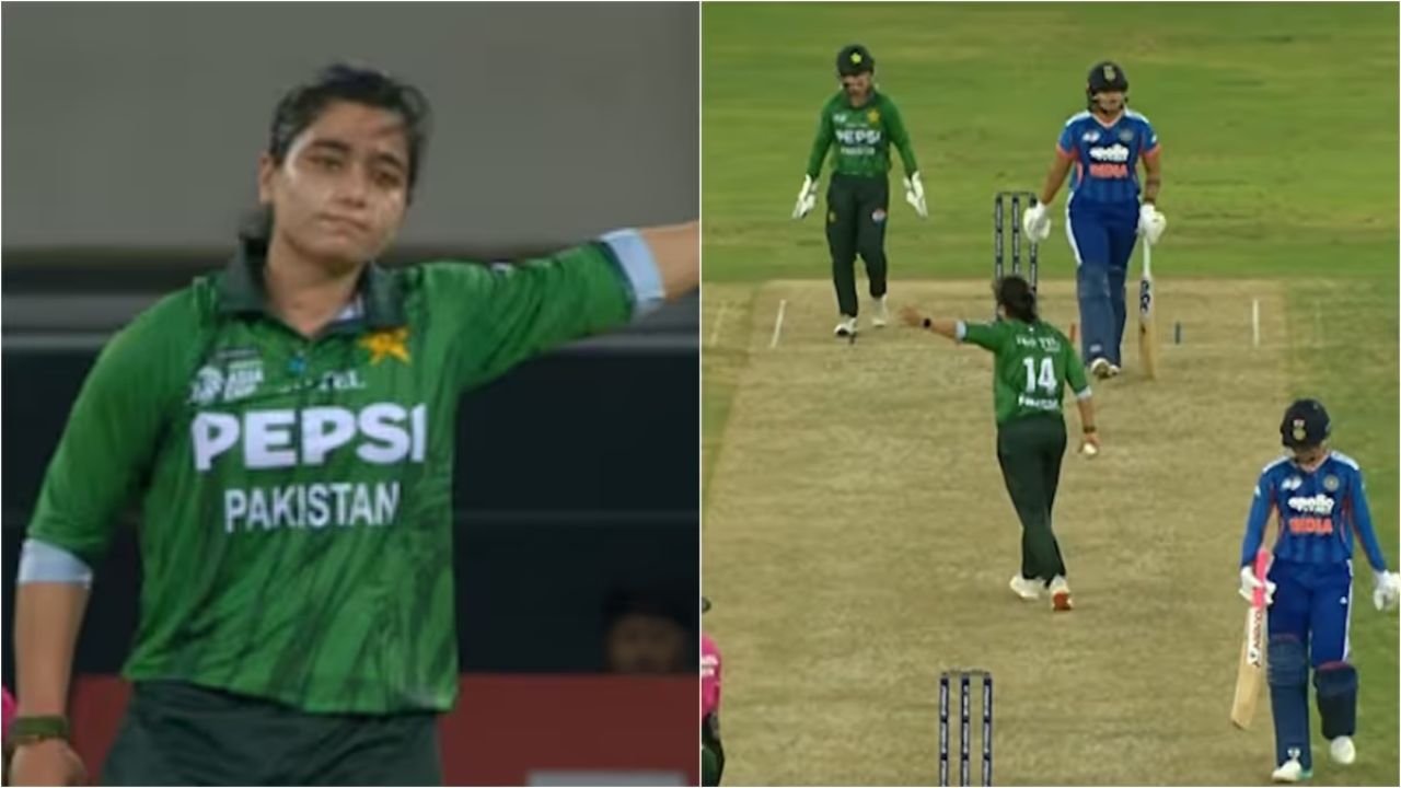 IND vs PAK: 55 वर ऑल आउट तोरा तर…! बाद करून दाखवला माज! फातिमा सनावर ICC ची कडक कारवाई