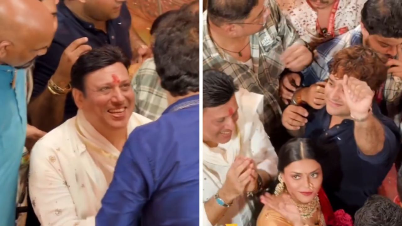 Govinda: कोमल राणीसोबत लालबागच्या राजाच्या दर्शनाला पोहोचला गोविंदा; नेटकऱ्यांना खटकली ‘ही’ गोष्ट