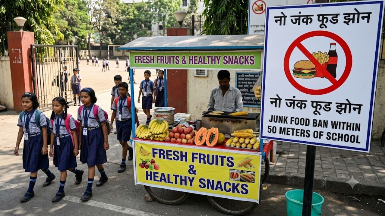 Junk Food Ban Near Schools: पिझ्झा, बर्गर खाणाऱ्या मुलांच्या अडचणी वाढणार; शाळांच्या परिसरात ‘हे’ पदार्थ मिळणार नाहीत!