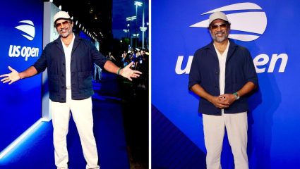 R Madhavan: शूटिंगमधून वेळ काढत आर. माधवन पोहोचला यूएस ओपनमध्ये; दिग्गजांसोबत घेतला खास अनुभव