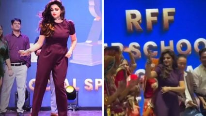Mamta Kulkarni: ममता कुलकर्णी पुन्हा मॉडर्न अंदाजात; जंपसूट घालून ‘करण अर्जुन’च्या गाण्यावर धरला ठेका