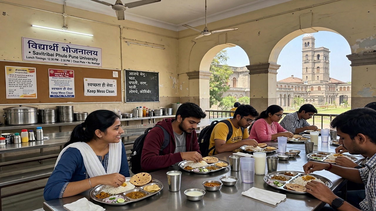 सावित्रीबाई फुले पुणे विद्यापीठ पुन्हा चर्चेत; विद्यार्थ्यांच्या मेसच्या थाळीचे दर १० रुपयांनी वाढले