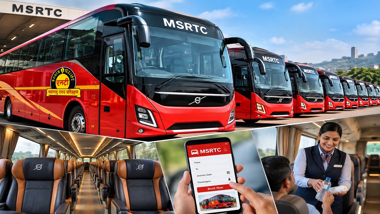 MSRTC Volvo Buses: एसटीचा प्रवास होणार आणखी ‘लक्झरी’; 200 व्होल्वो बसेससह ऑनलाइन बुकिंग अन् दर्जेदार आतिथ्य सेवा