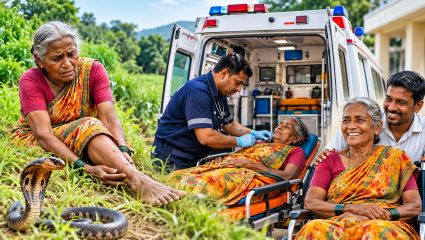 Palghar News: शेतात गवत कापताना विषारी सापाचा दंश; मोखाड्यात 108 रुग्णवाहिका ठरली आदिवासी महिलेसाठी जीवनदायिनी