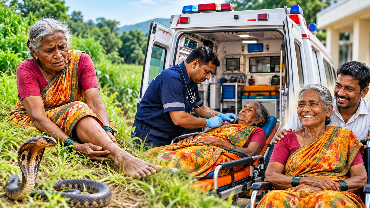 Palghar News: शेतात गवत कापताना विषारी सापाचा दंश; मोखाड्यात 108 रुग्णवाहिका ठरली आदिवासी महिलेसाठी जीवनदायिनी