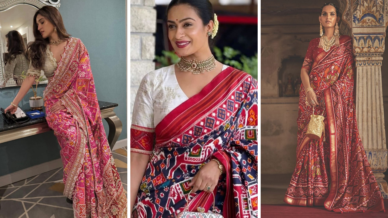 Patan Patola:  3 पिढ्यांनी वापरूनही कधीच जुनी होत नाही ‘ही’ साडी, 300 वर्ष टिकते पाटण पटोला