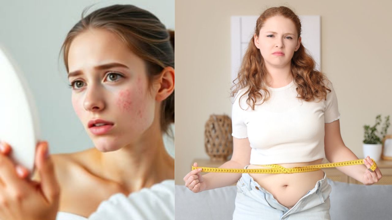 Health Tips: चेहऱ्यावर पिंपल्स, वाढत वजन अन्…; ‘या’ लक्षणांकडे दुर्लक्ष करू नका, अन्यथा…