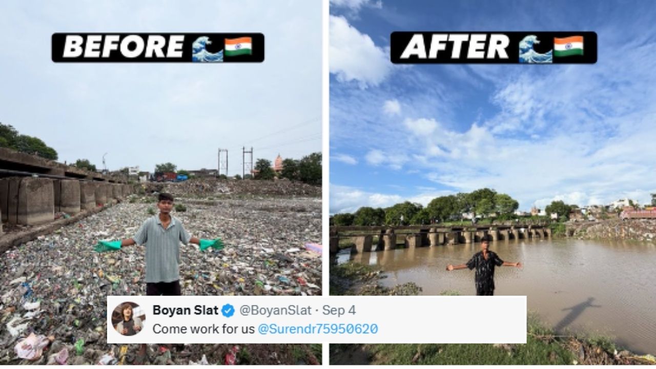 एकट्यानेच नदी साफ करणाऱ्या ‘बिट्टू तबाही’ला थेट परदेशी CEO कडून जॉब ऑफर! सोशल मीडियावर कौतुकाचा वर्षाव