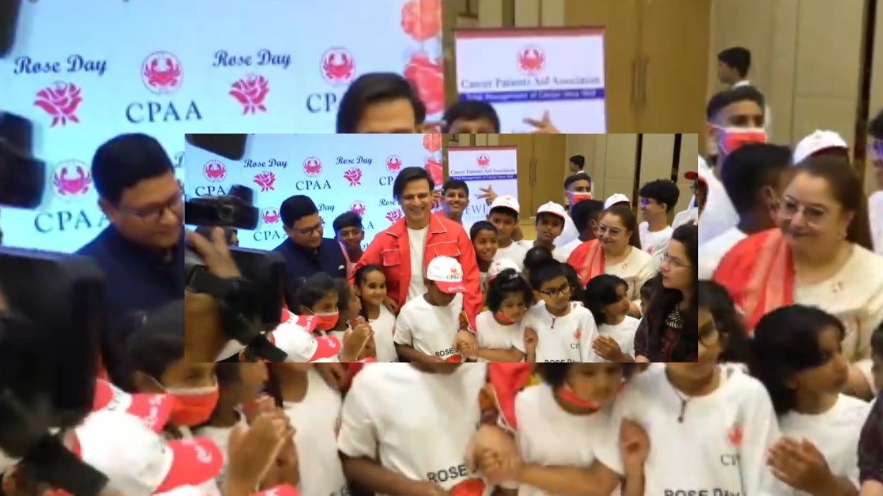 कर्करोग आजाराने ग्रस्त मुलांच्या चेहऱ्यावर फलले हास्य, अभिनेते विवेक ओबेरॉय यांनी ५०व्या वाढदिवसानिमित्त उपचारासाठी घेतला पुढाकार