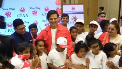 कर्करोग आजाराने ग्रस्त मुलांच्या चेहऱ्यावर फलले हास्य, अभिनेते विवेक ओबेरॉय यांनी ५०व्या वाढदिवसानिमित्त उपचारासाठी घेतला पुढाकार