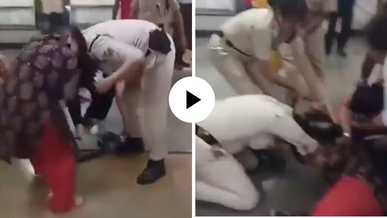 कोलकाता मेट्रोमध्ये महिलांचा हायव्होल्टेज ड्रामा! थेट ऑन-ड्यूटी RPF कर्मचाऱ्याशीच भिडल्या; VIDEO तुफान व्हायरल