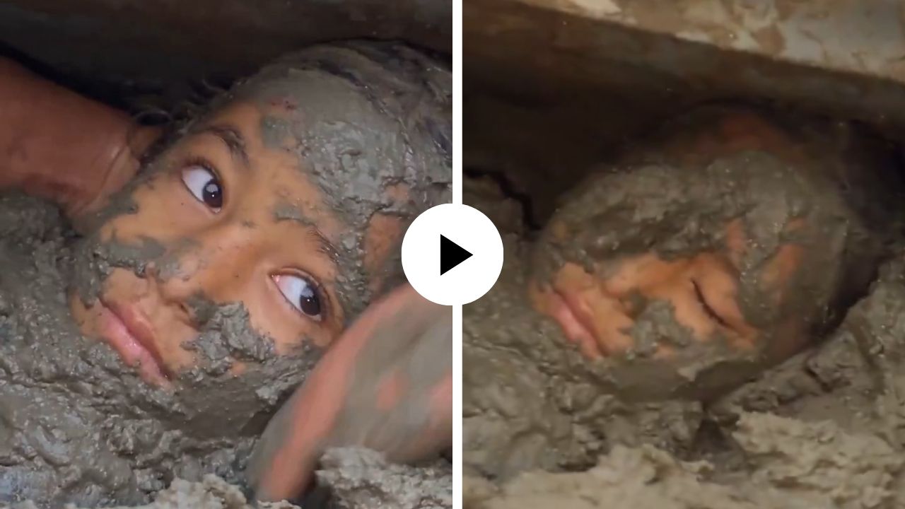 संपूर्ण शरीर चिखलात बुडालं, त्या निरागस डोळ्यांनी काळीज हेलावलं… नेपाळमधील ६ वर्षांच्या चिमुकलीच्या रेस्क्यूचा Video Viral