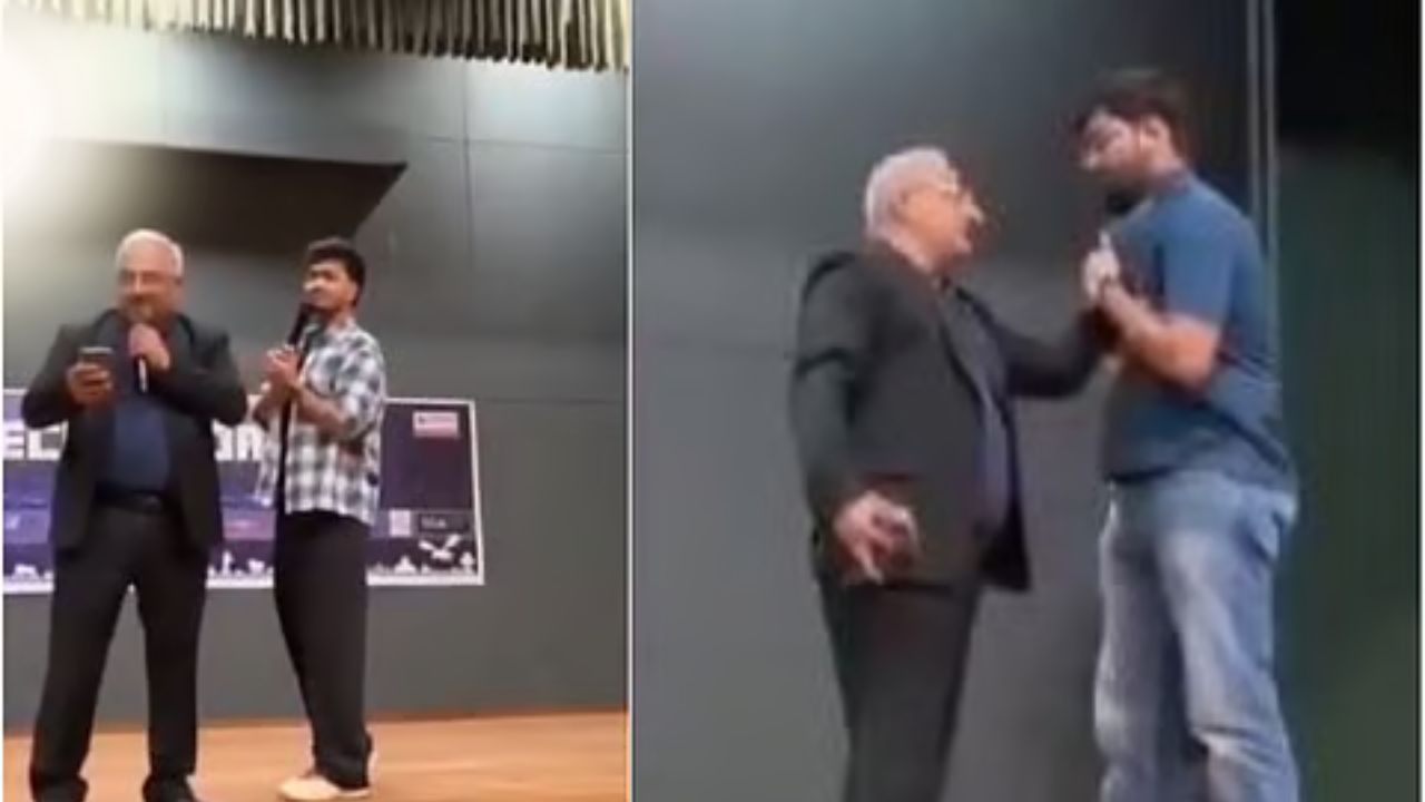 Professor student clash : ‘कल सुबह पनवेल …’ डायलॉग मारताच भडकले प्रोफेसर; विद्यार्थ्याला थेट धमकी!