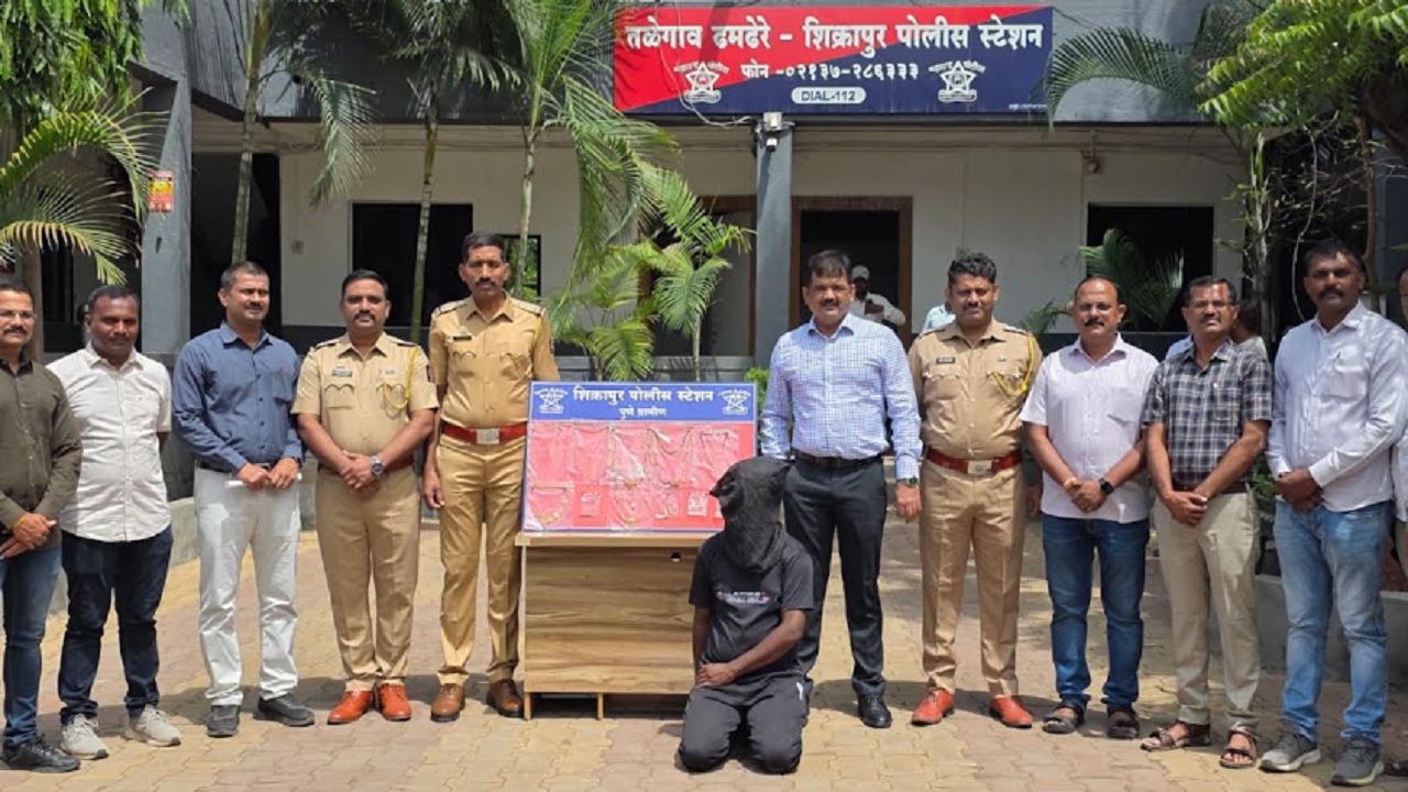 महाराष्ट्रासह मध्यप्रदेशात घरफोडी, सराईताला ठोकल्या बेड्या; तब्बल 25 लाखांचा ऐवज जप्त
