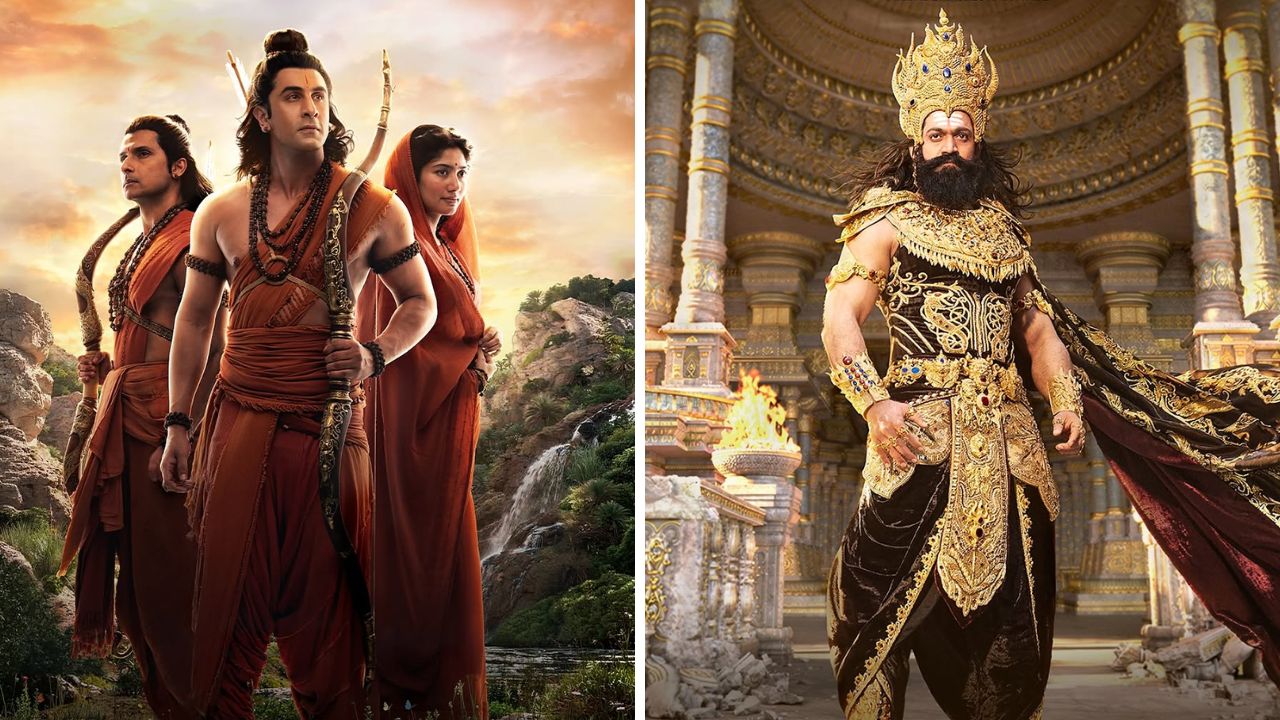 Ramayana New Posters: ‘रामायण’चे नवे पोस्टर्स रिलीज; राम-सीता आणि लक्ष्मणाची मनमोहक झलक, लंकेत उभा दिसला रावण