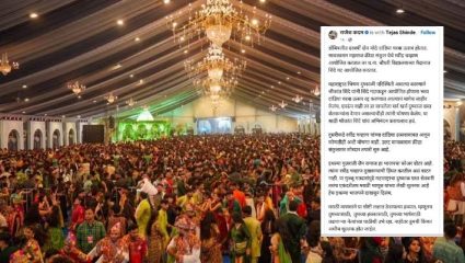 Dombivali News : श्रीकांत शिंदेंचा दांडिया रद्द, पण रवींद्र चव्हाणांचा कार्यक्रम सुरू? राजेश कदमांचा थेट सवाल; म्हणाले…