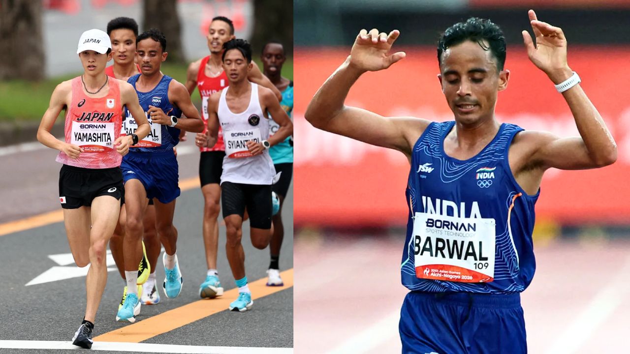 Asian Games 2026: ४८ सेकंदांनी गोल्ड हुकलं, पण ४४ वर्षांचा दुष्काळ संपला! सावन बारवालचा ऐतिहासिक मेडल रन; भारताला मॅरेथॉनमध्ये पदक