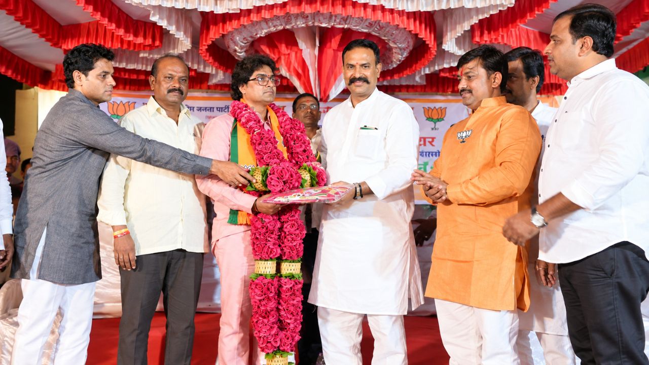 Solapur News : करमाळ्यात फुटली राजकीय हंडी! काँग्रेस तालुकाध्यक्ष प्रतापराव जगताप समर्थकांसह भाजपमध्ये